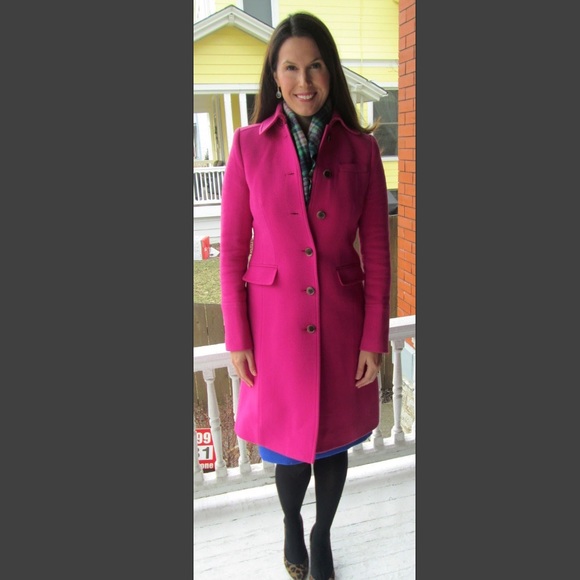 Jcrew Double Cloth Metro Lady Coat - Black - Picture 4 of 4